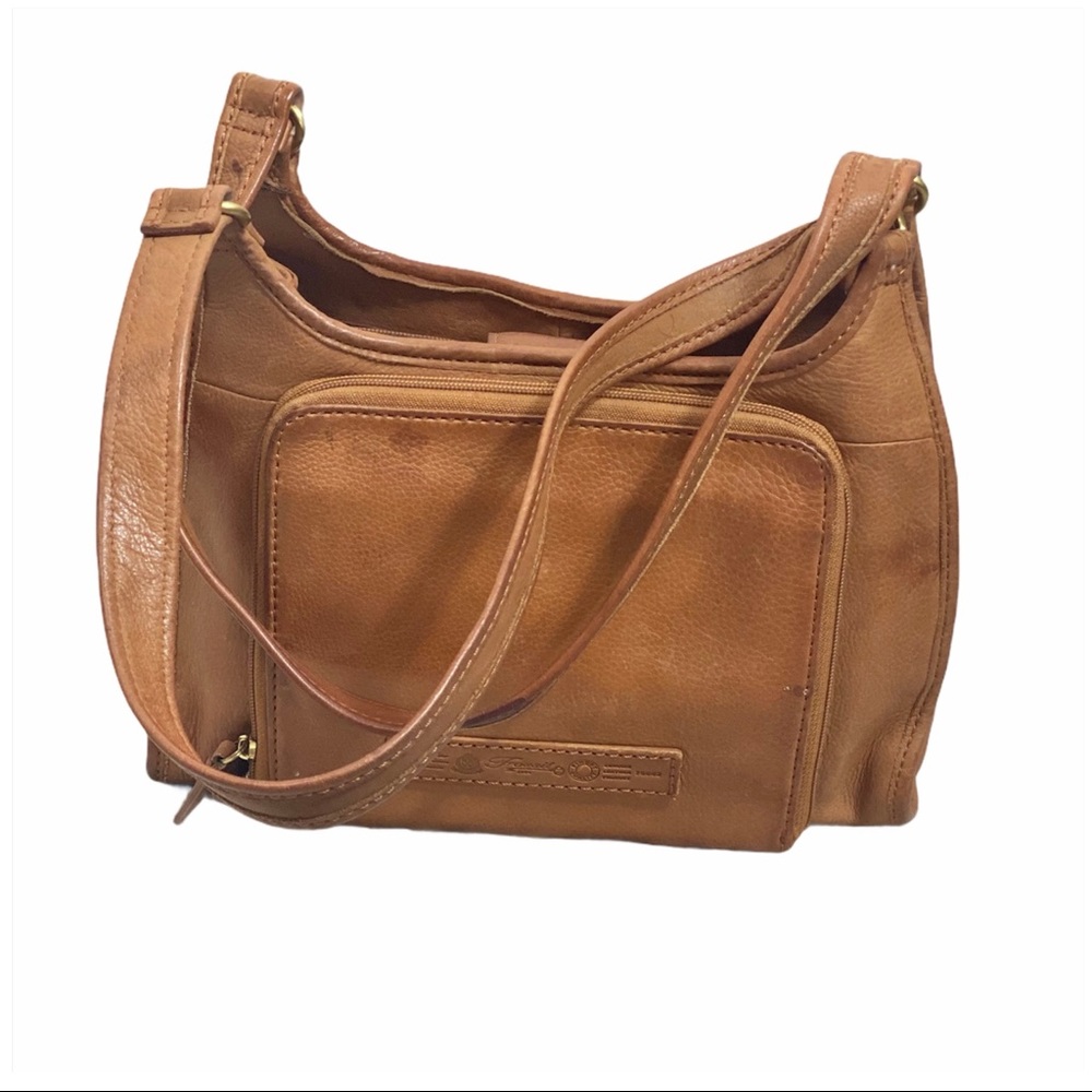 Classic Tan Leather Shoulder Bag